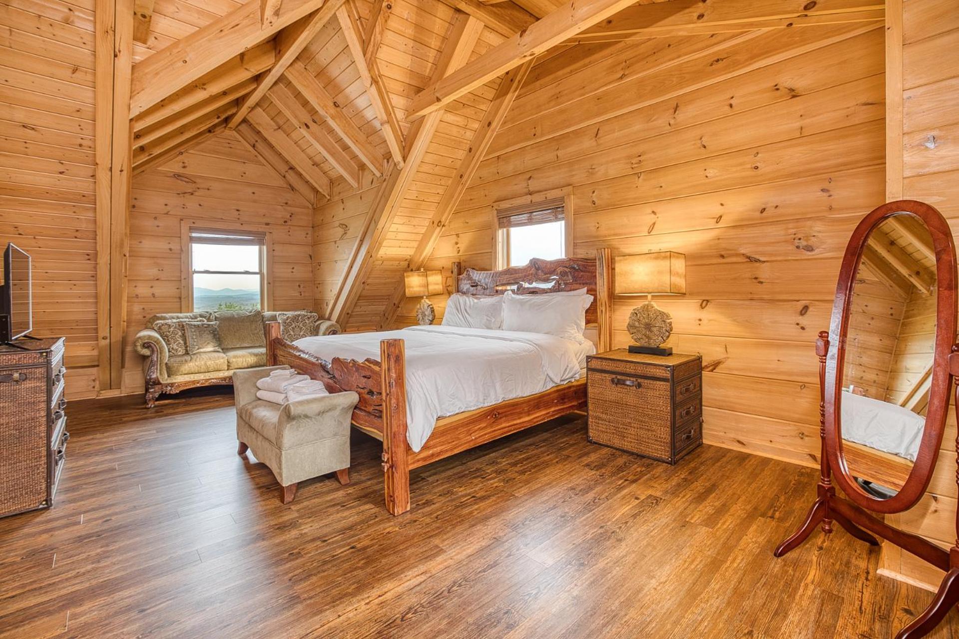 Sky High Lodge By Bk Stays. Large Cabin. Amazing Views. Game Room. Jacuzzi. Six Bedrooms. Sleeps 12 بلو ريدج المظهر الخارجي الصورة